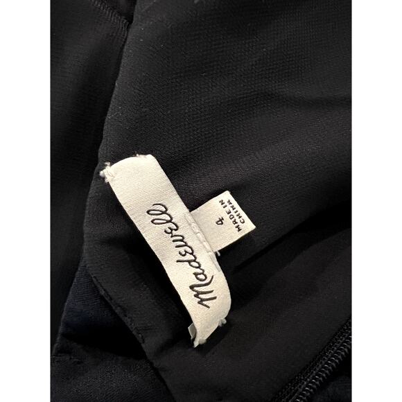 Madewell Navy Cross-Back Midi Dress size 4 - Picture 9 of 9